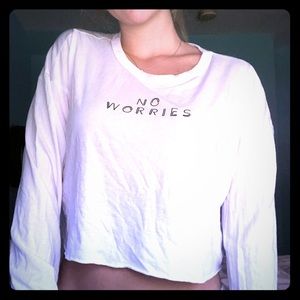 Flowy cropped long sleeve